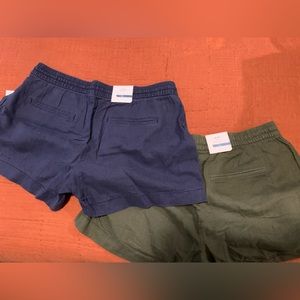 Old Navy linen shorts - two for one!